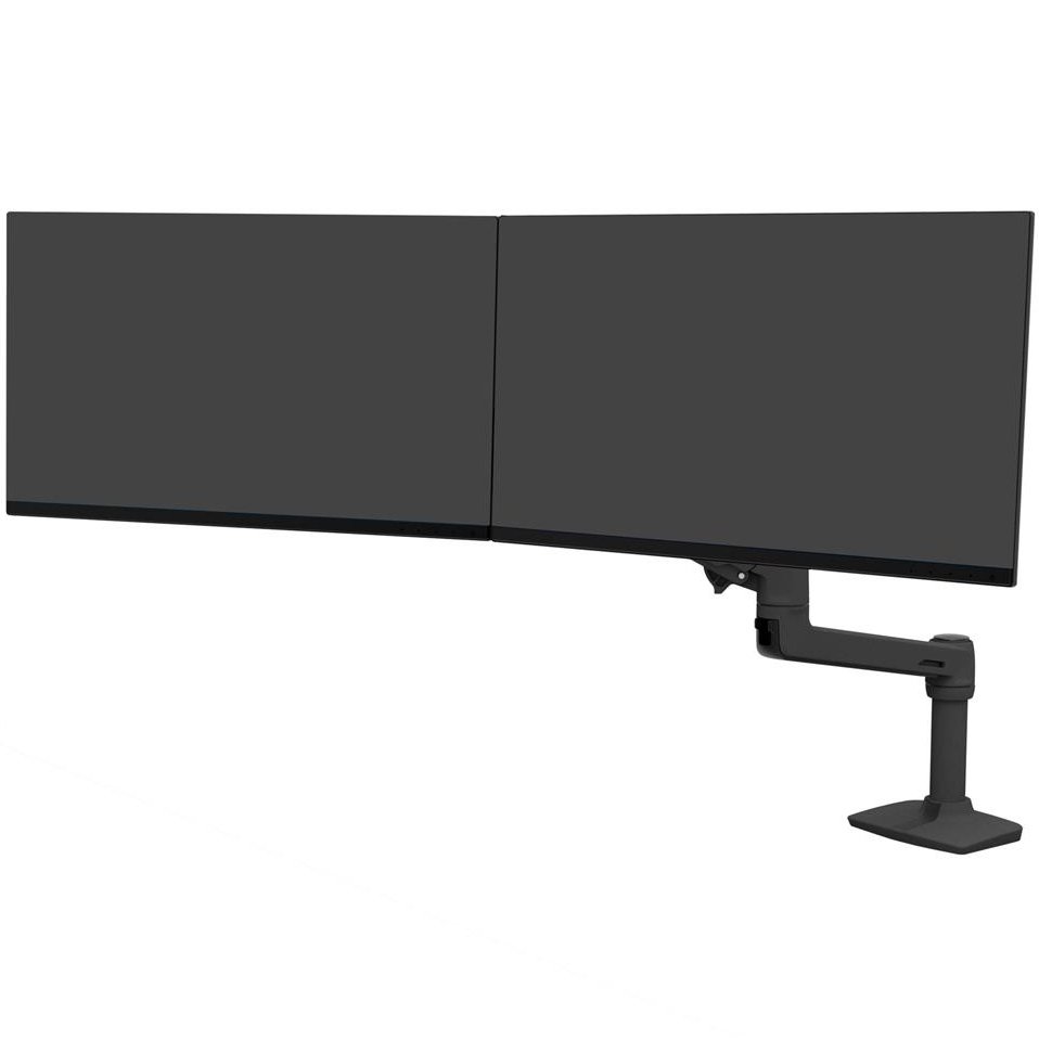 Ergotron 45-489-224 LX Desk Dual Direct Arm (matte black)