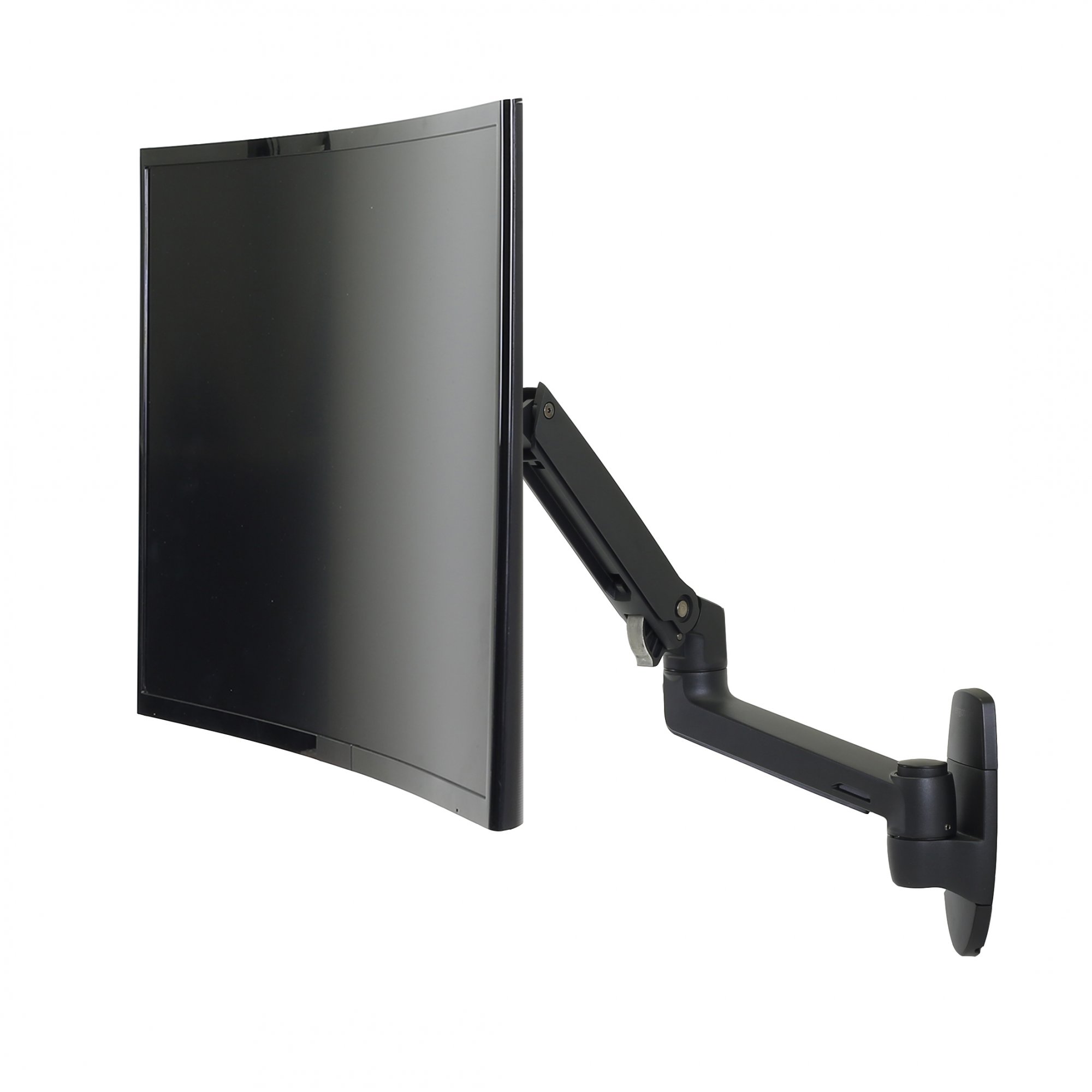 Ergotron LX Wall Mount Monitor Arm (matte black) - 45-243-224