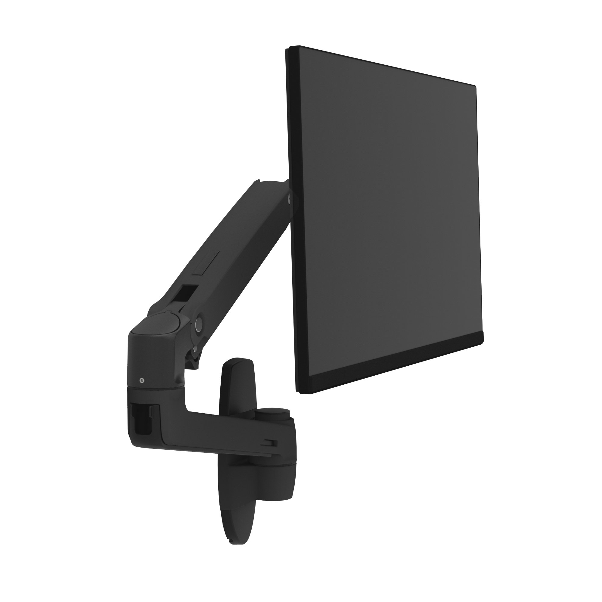 Ergotron LX Wall Mount Monitor Arm (matte black) - 45-243-224