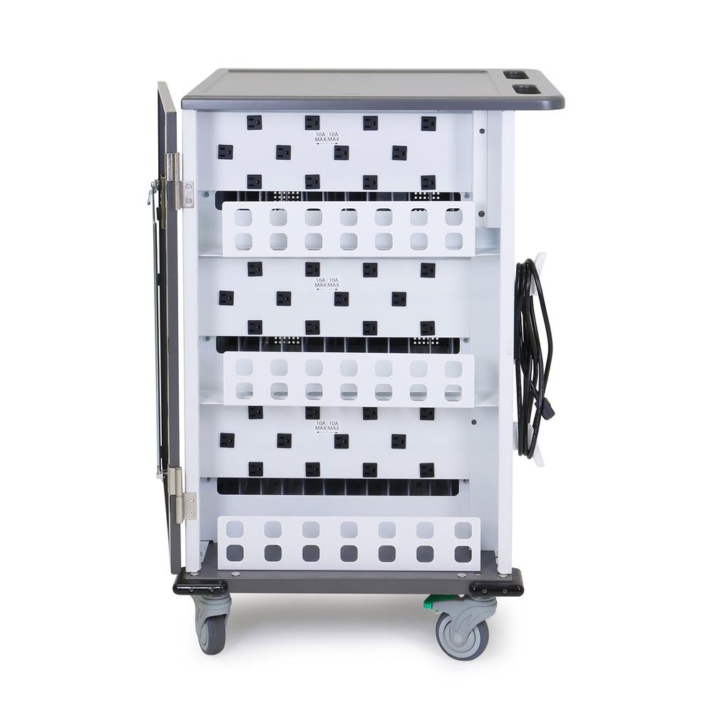 Ergotron YES36 Adjusta Charging Cart & Mobile Makerspace - YES36-CHR-1