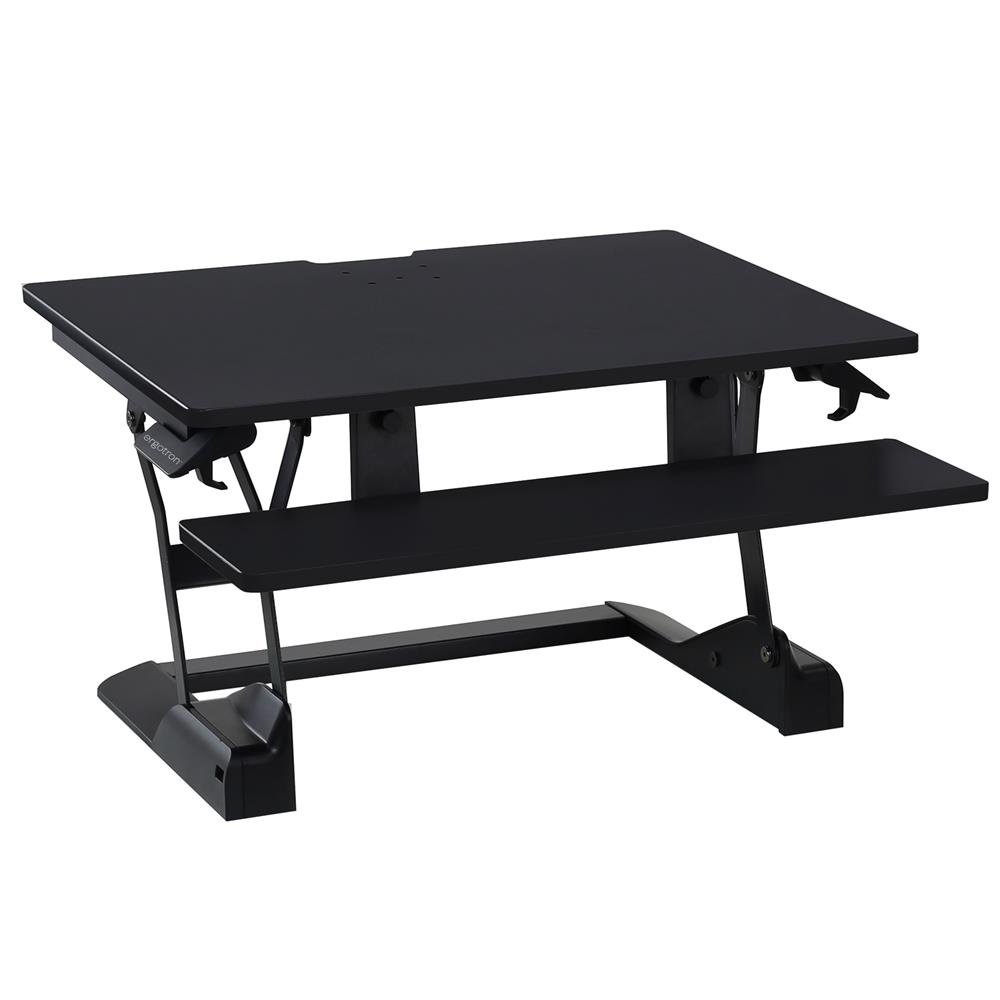 Side view of WorkFit-TS Compact Desk Converter