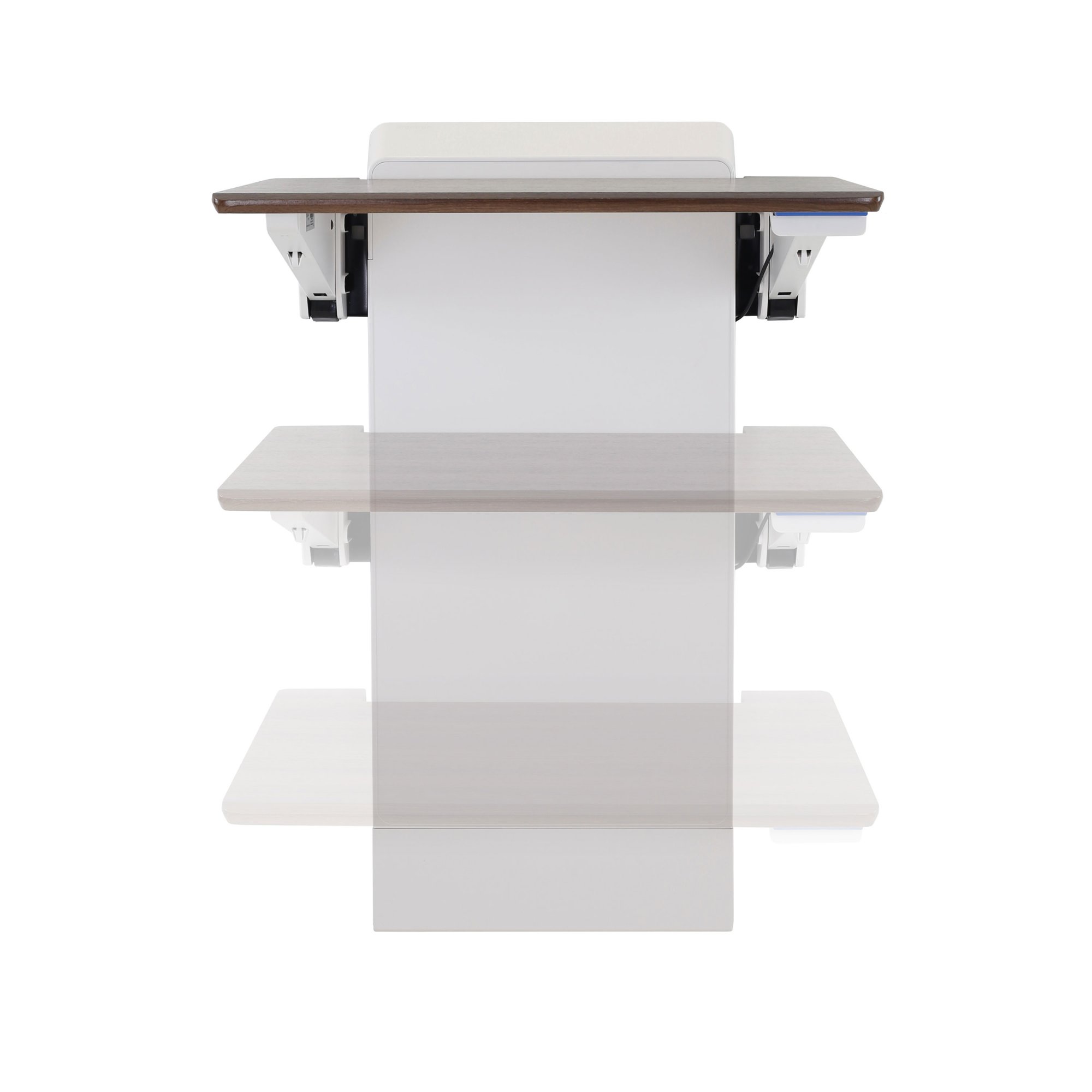 Provides the full BIFMA ergonomic height range of 22.6"-48.7" (57-124 cm)