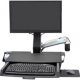 Ergotron 45-583-026 SV Combo Arm with Worksurface & Pan (polished aluminum)
