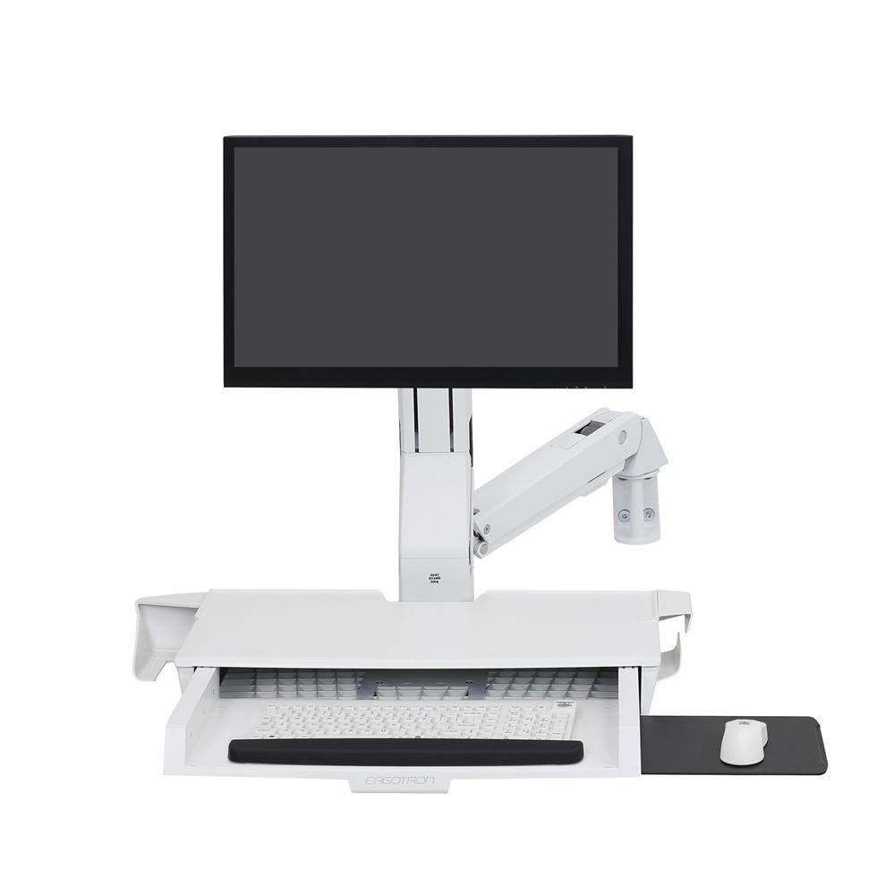 Ergotron 45-583-216 StyleView Combo Arm with Worksurface & Pan (white)