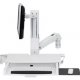 Ergotron 45-583-216 StyleView Combo Arm with Worksurface & Pan (white)