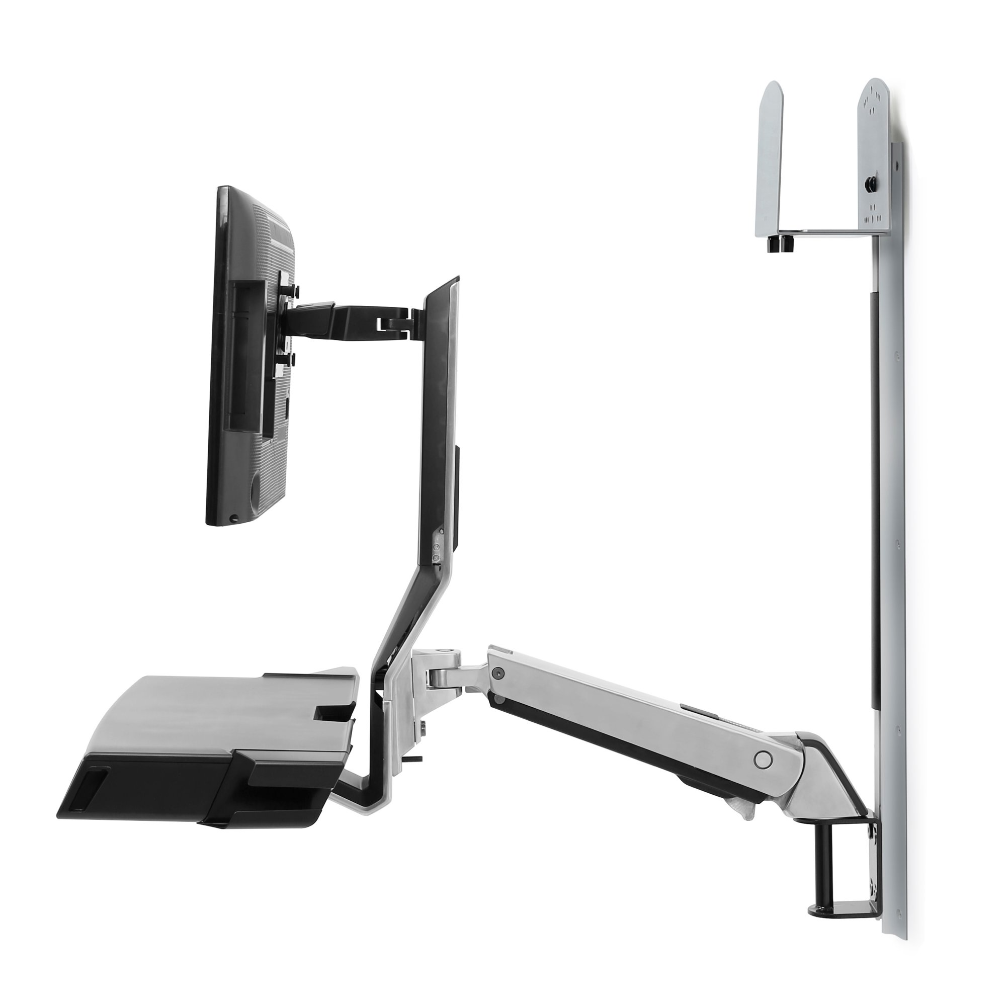 Patented CF technology provides premium 25" LCD height adjustment, portrait-to-landscape rotation and 30° tilt