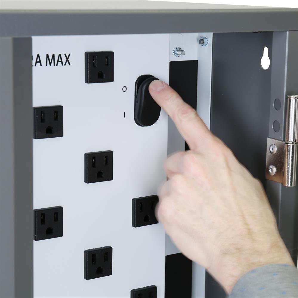 Convenient power switch controls the full system