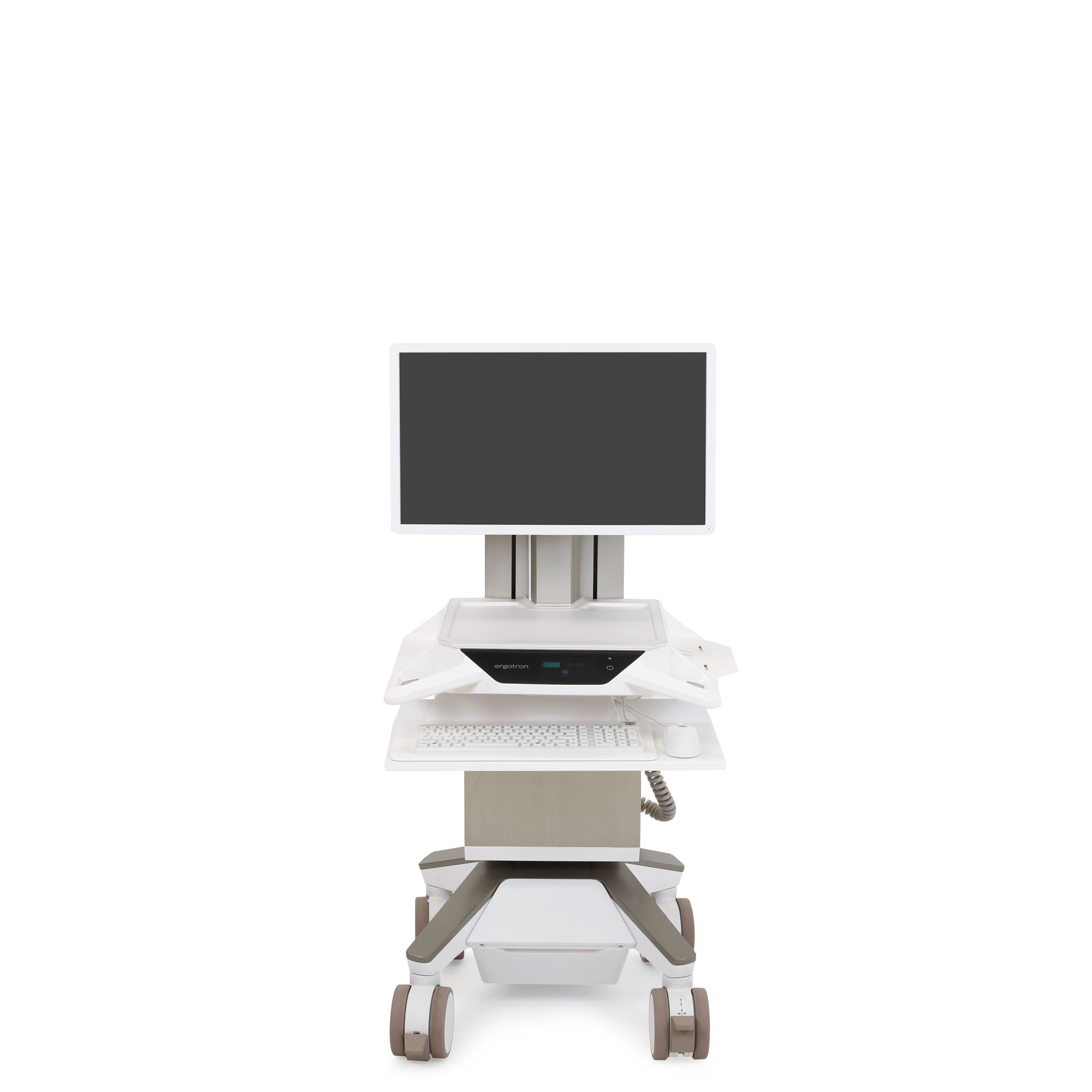 22" (56 cm) sit-to-stand height adjustability
