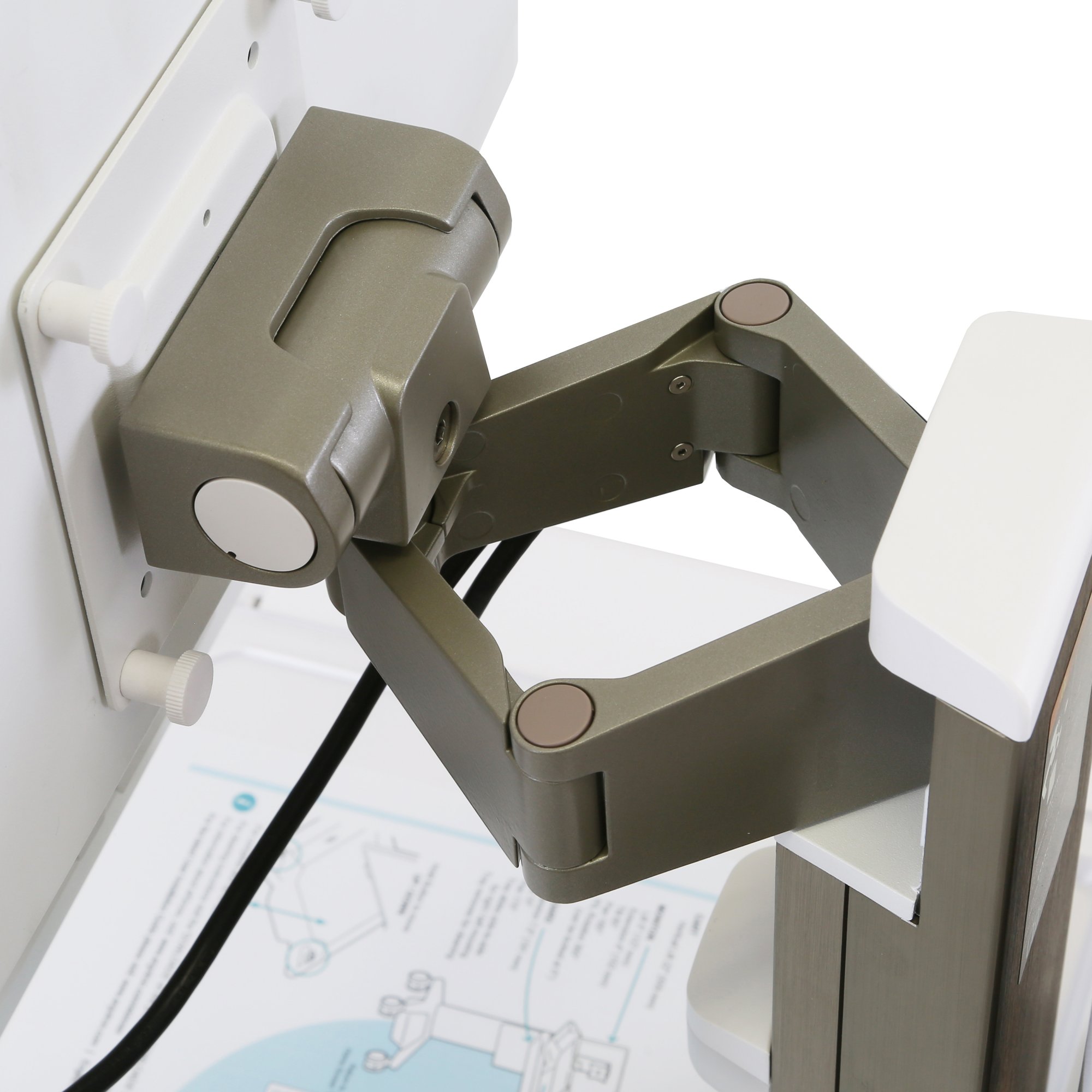 Ergotron C52-1201-1 CareFit Pro Full-Featured Medical Cart, LiFe Powered