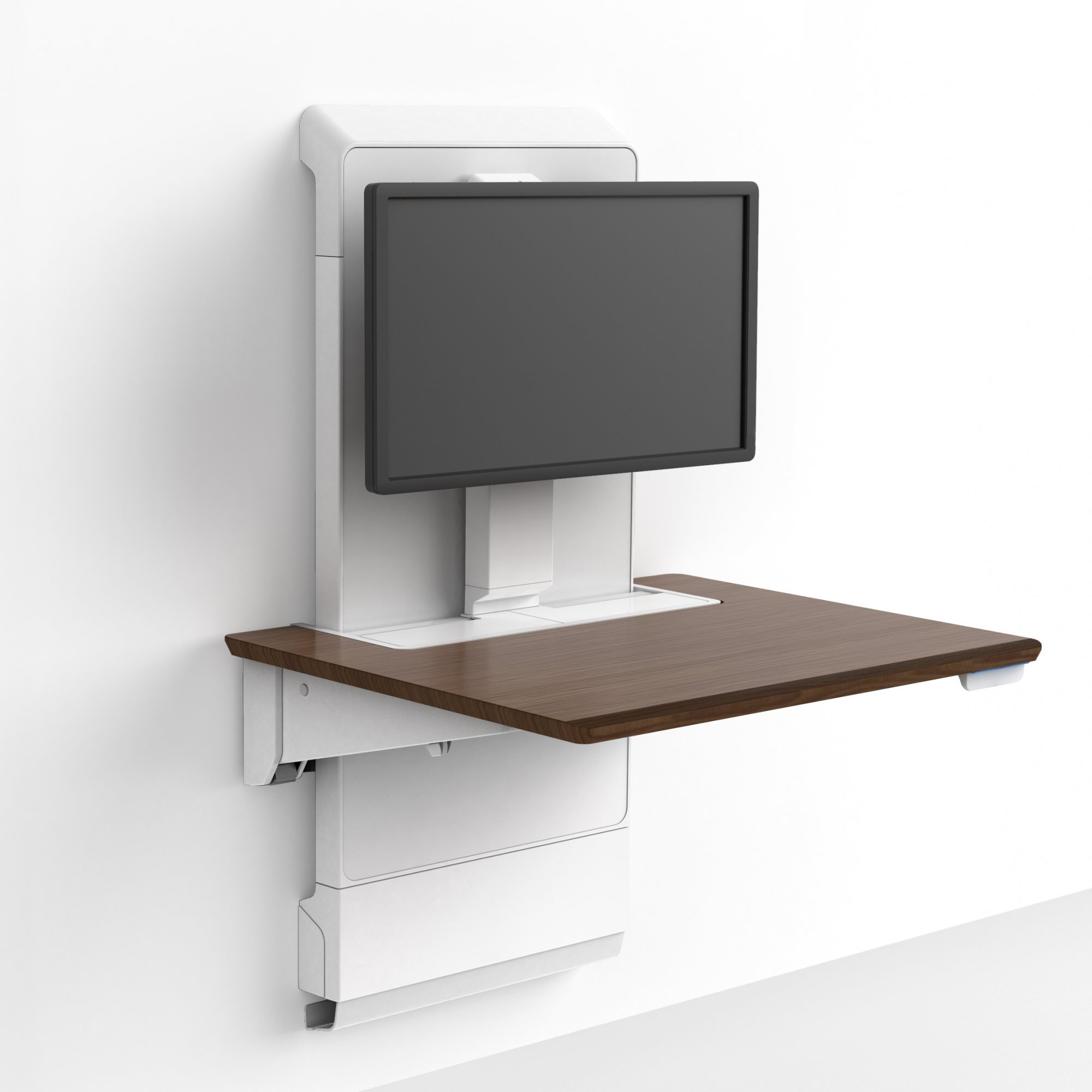 Add more flexibility and comfort to your WorkFit Elevate Sit-Stand Wall Desk