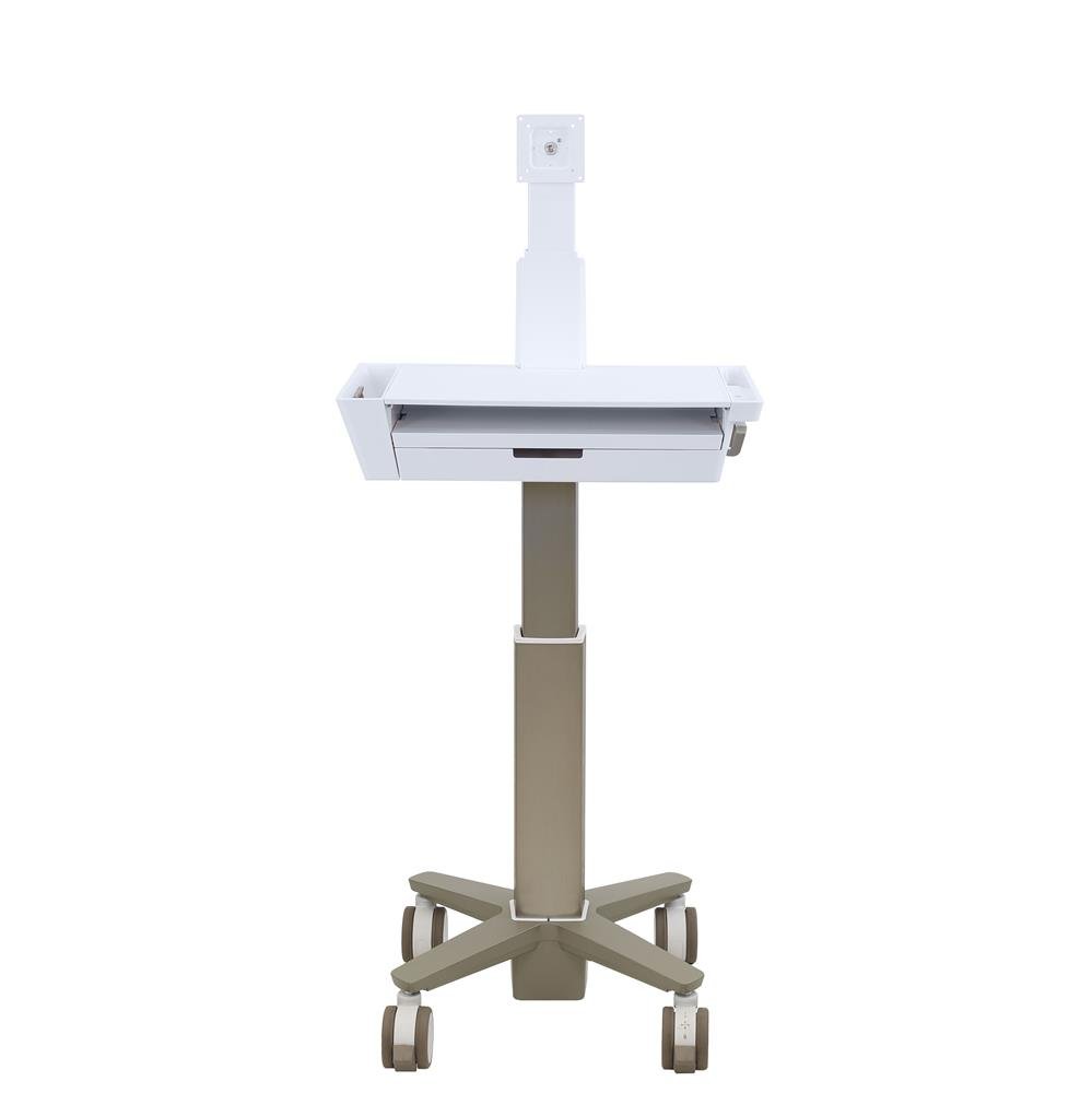 Ergotron C50-3510-0 Light-Duty Medical CareFit Slim 2.0 LCD Cart, 1 Drawer