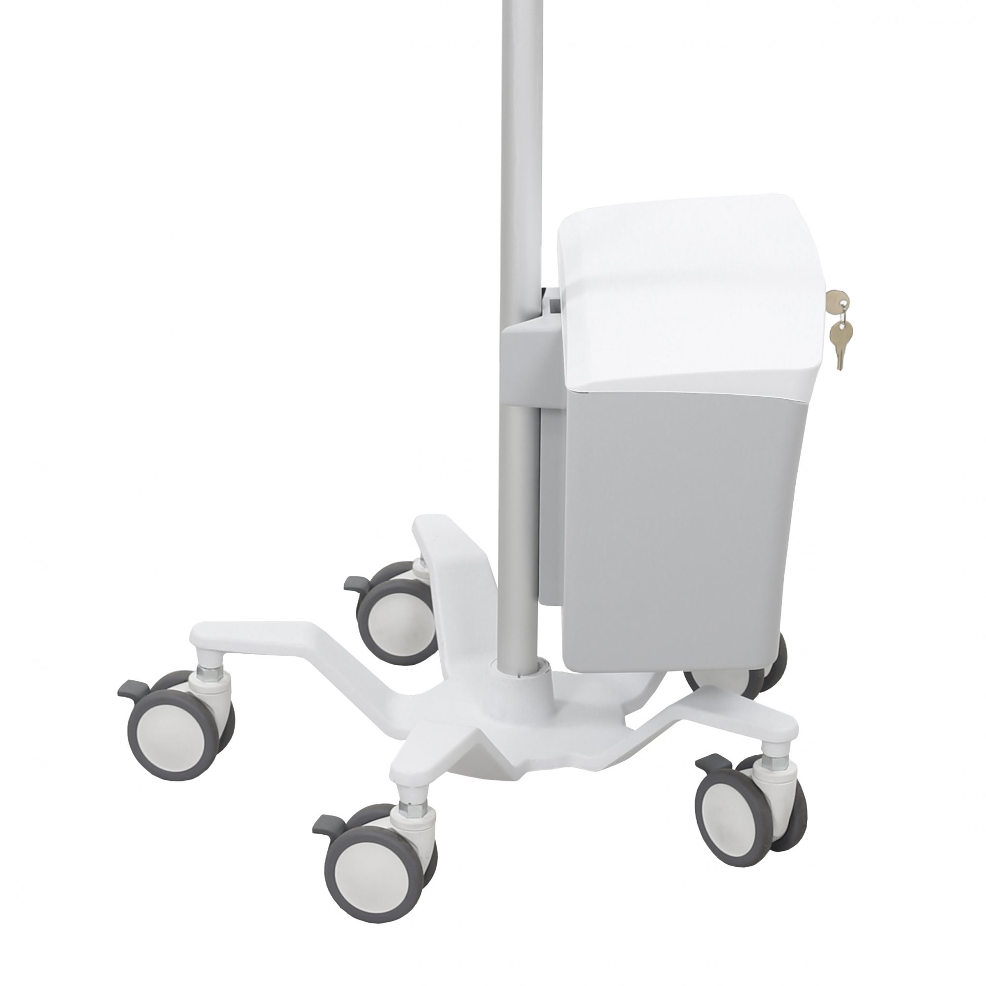 Ergotron 24-818-211 StyleView Multipurpose Pole Cart