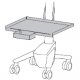 Ergotron 98-417-214 StyleView Front Shelf for Medical Cart