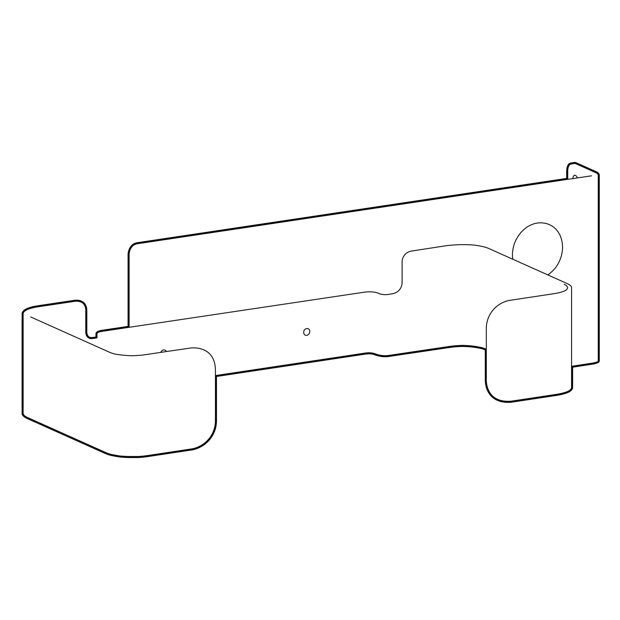 Ergotron 98-414-251 SV Sharps Container Drawer-Mount Bracket Kit