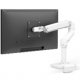 Ergotron 45-626-216 LX Desk Mount Monitor Arm with Low-Profile Clamp (white)