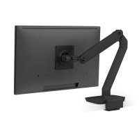 Sleek Black Copper, White or Silver MXV Dual Monitor Arm - Space Saver