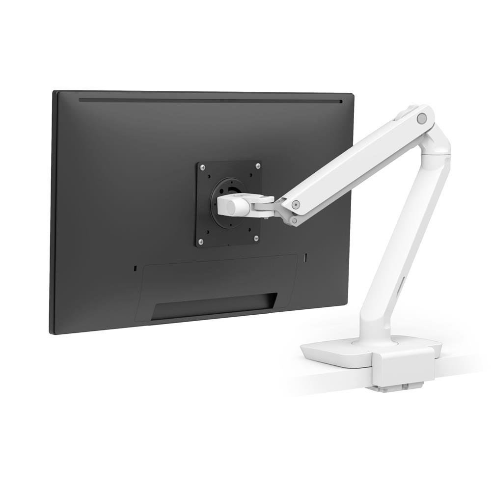 Ergotron 45-625-216 MXV Desk Mount Monitor Arm with Low-Profile Clamp (white)