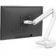 Ergotron 45-625-216 MXV Desk Mount Monitor Arm with Low-Profile Clamp (white)