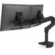 Ergotron 45-627-224 LX Desk Dual Direct Arm with Low-Profile Clamp (matte black)