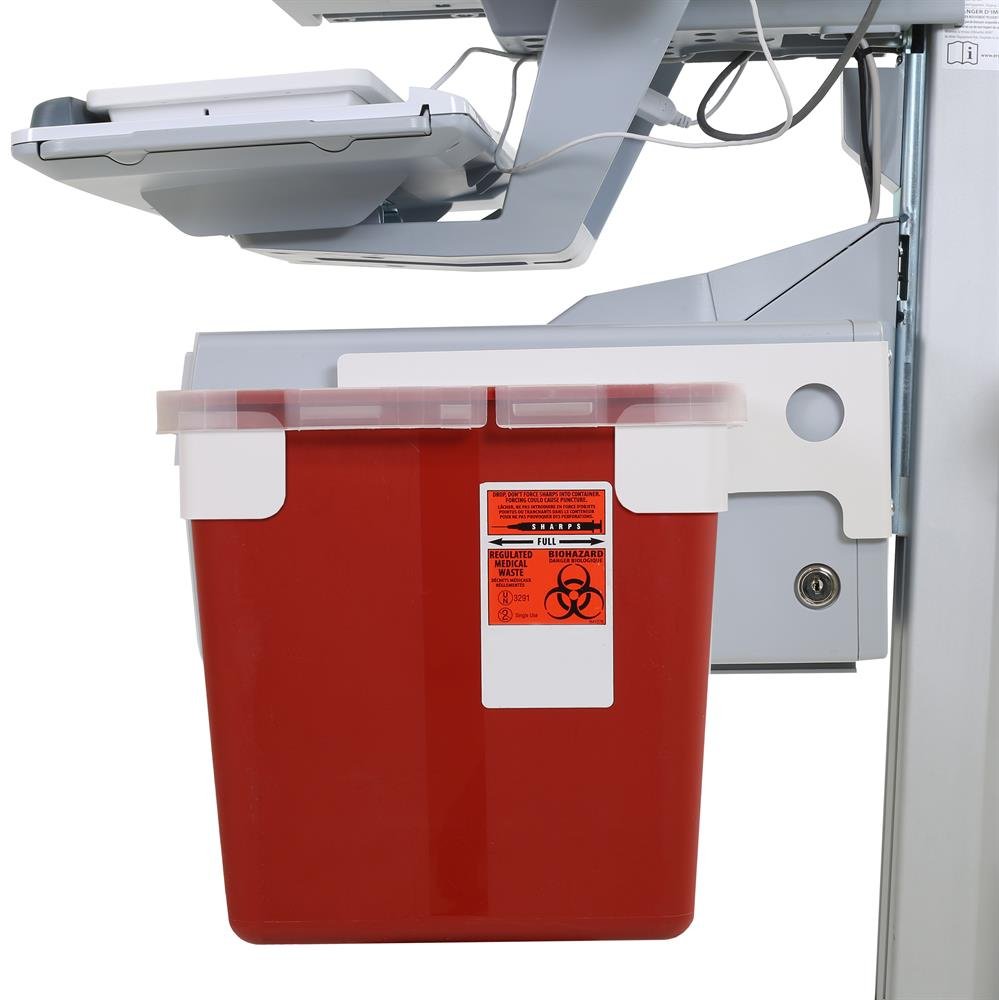 Sharps Container Bracket of Vaccination Cart