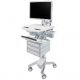 Ergotron SV43-2550-0 StyleView Medical Cart with HD Pivot, 5 Drawers