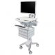 Ergotron SV43-2570-0 StyleView Medical Cart with HD Pivot, 7 Drawers
