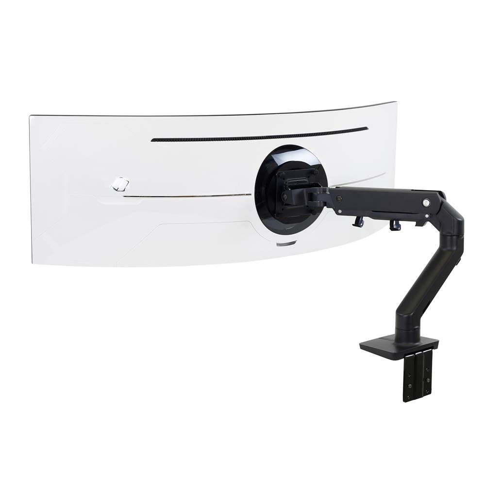 Ergotron 45-647-224 HX Desk Monitor Arm for 1000R Displays with HD Pivot (black)