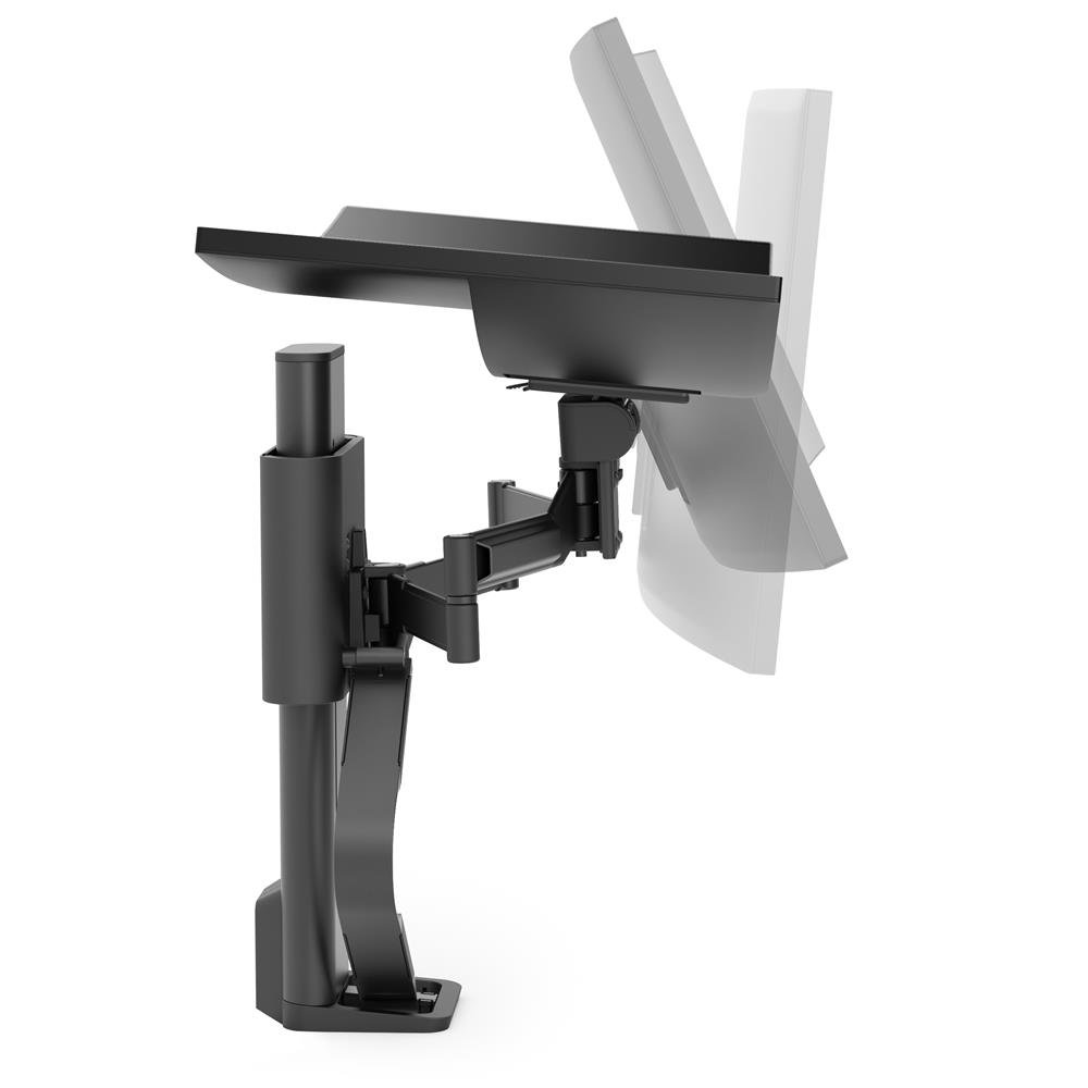 Ergotron 45-630-224 TRACE Single Monitor Desk Mount (matte black)