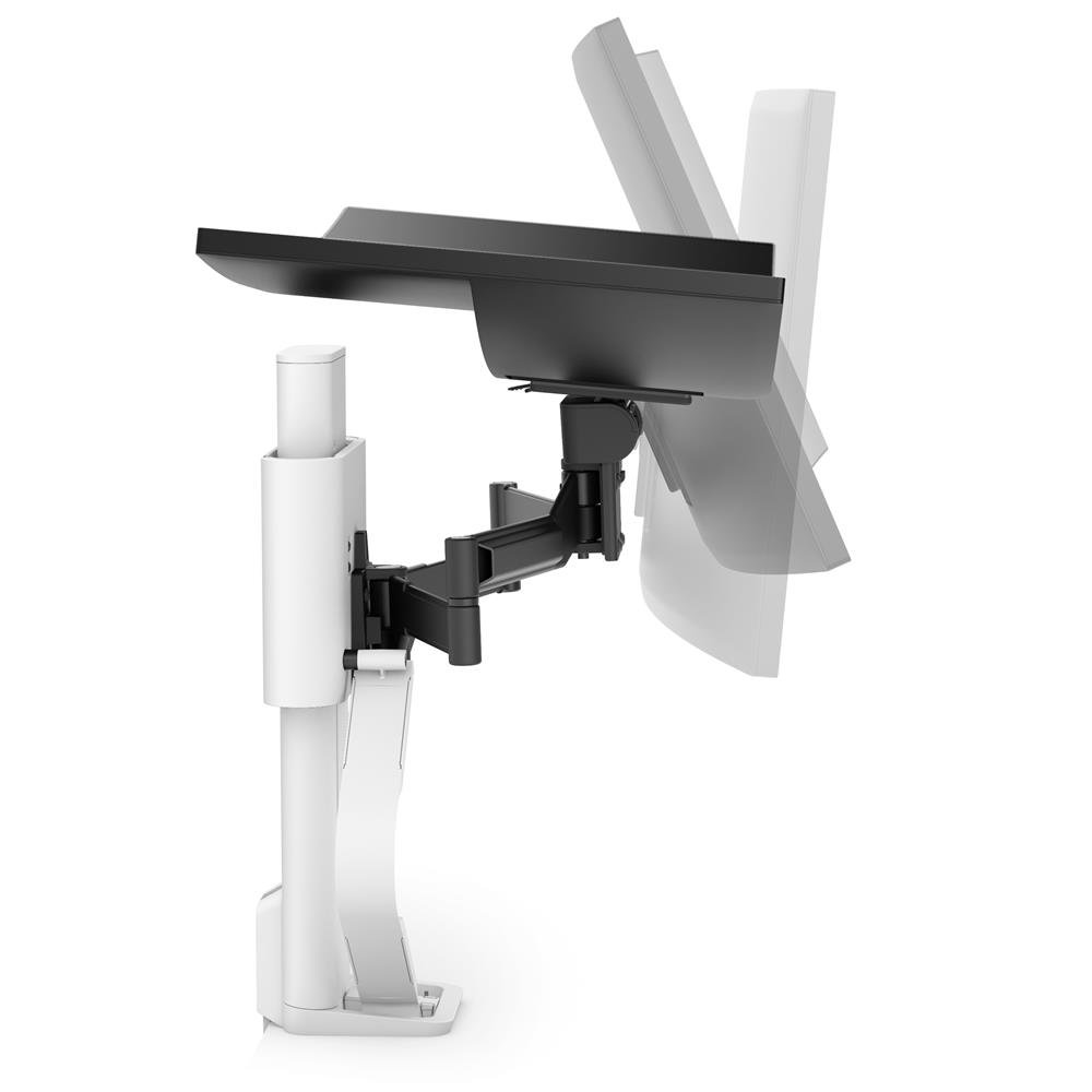 Ergotron 45-630-216 TRACE Single Monitor Desk Mount (white)