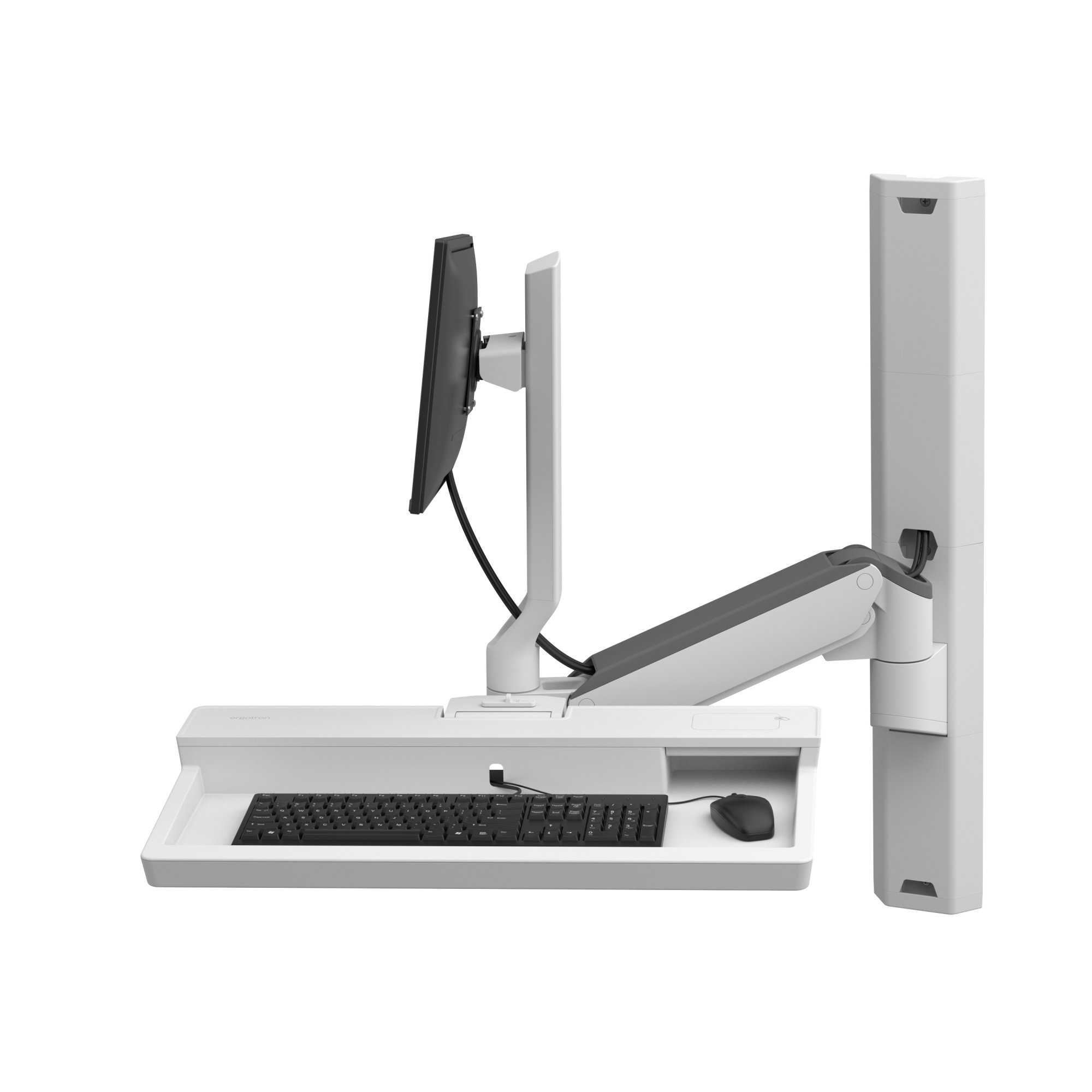Ergotron 45-618-251 CareFit Combo Keyboard & Monitor Mount Workstation