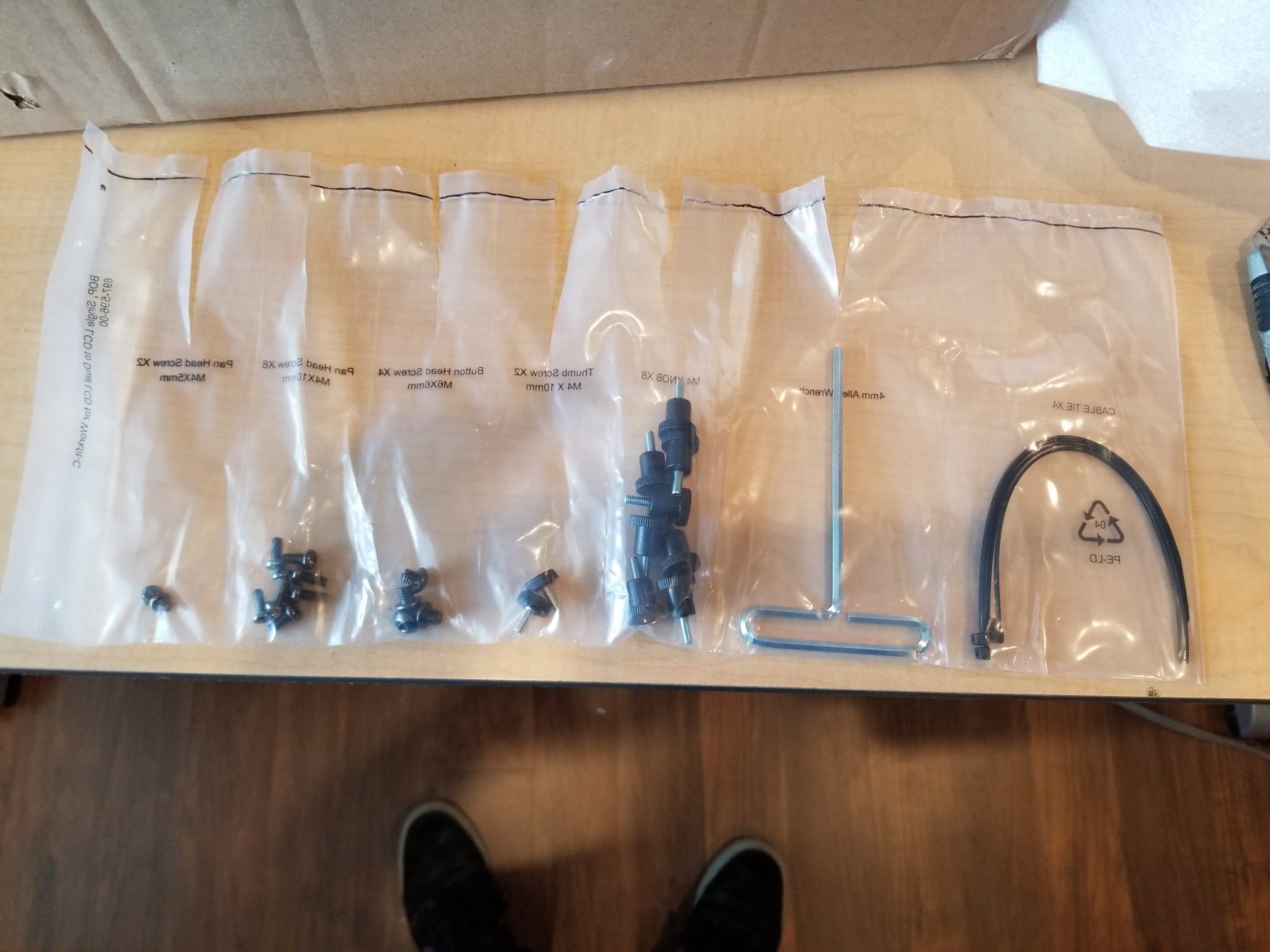Open box: Ergotron 97-606 WorkFit Conversion Kit: Single HD to Dual