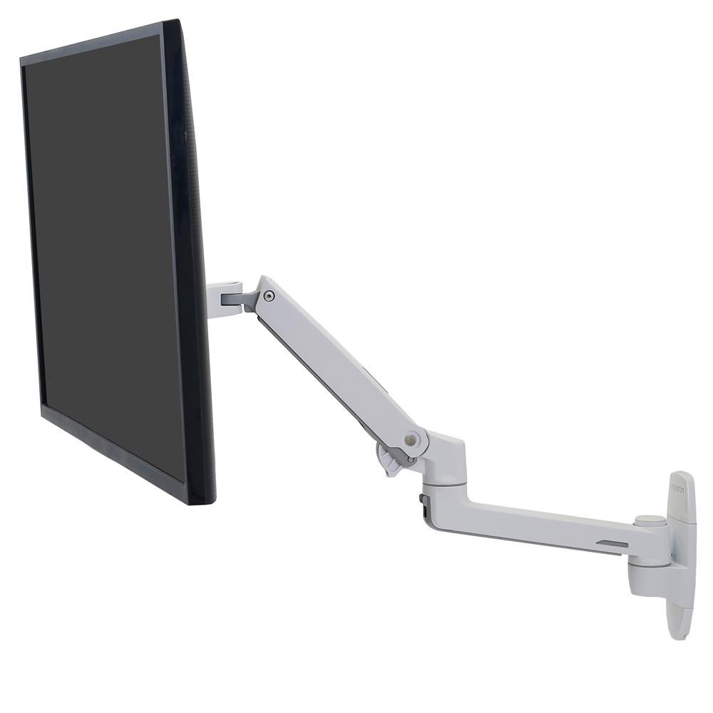 Ergotron 45-243-216 LX Wall Mount LCD Monitor Arm (white)