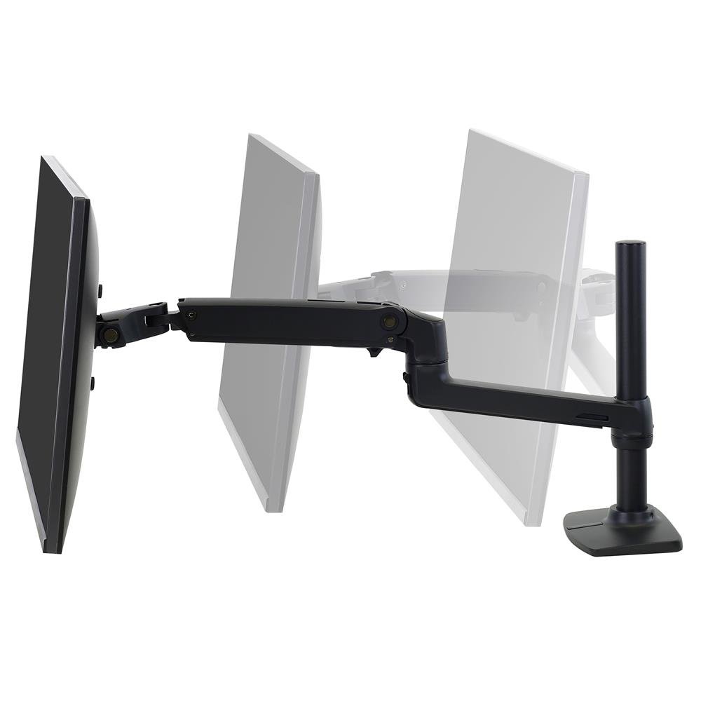 Ergotron 45-537-224 LX Desk Mount Monitor Arm, Tall Pole (matte black)