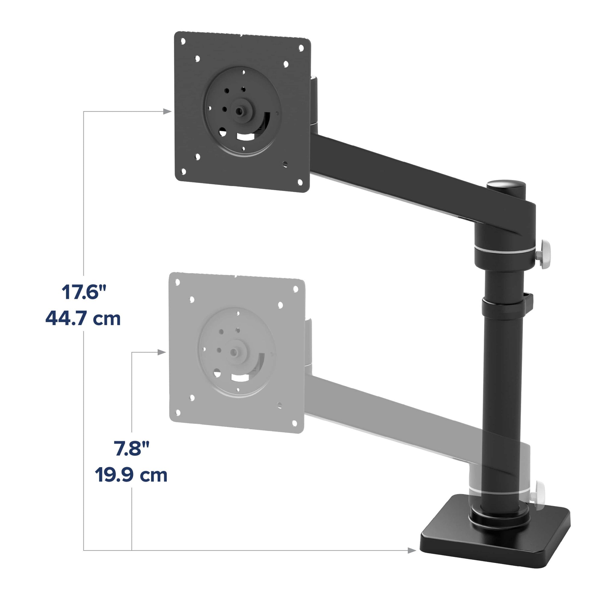 Ergotron 45-669-224 NX Single Monitor Swing Arm Desk Mount