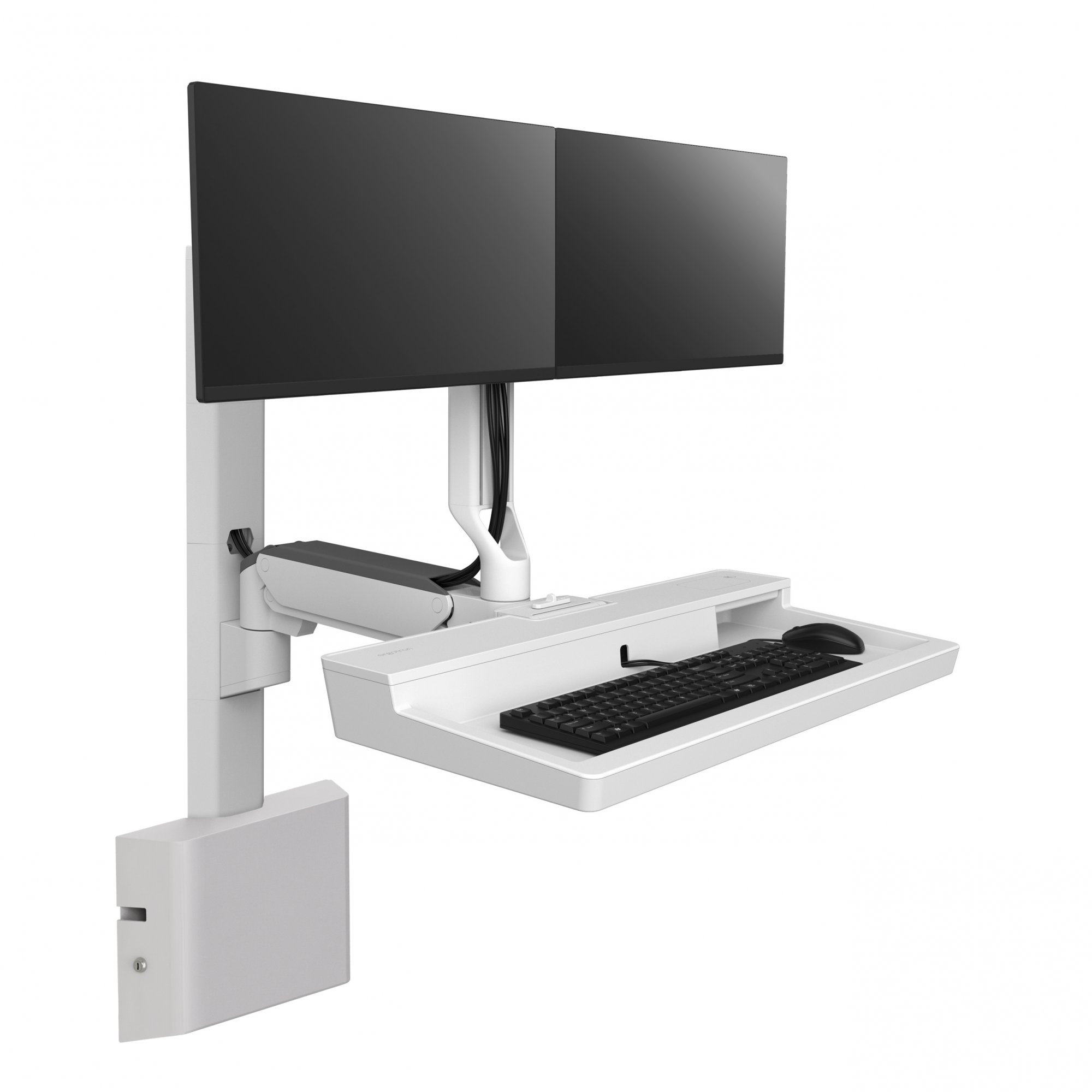 Ergotron CareFit Combo Dual-Monitor System