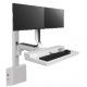 Ergotron CareFit Combo Dual-Monitor System