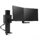 Ergotron TDD-MA-FS-224 TRACE Dual Monitor Mount with Slim-Profile Clamp (black)