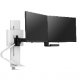 Ergotron TDD-MA-FS-251 TRACE Dual Monitor Mount with Slim-Profile Clamp (white)