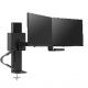 Ergotron TDD-MA-GR-224 TRACE Dual Monitor Mount with Grommet Clamp (black)