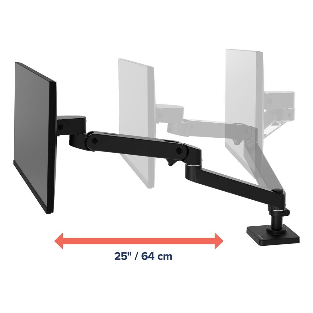 Ergotron 45-682-292 LX Pro Desk Mount Single Monitor Arm (black)