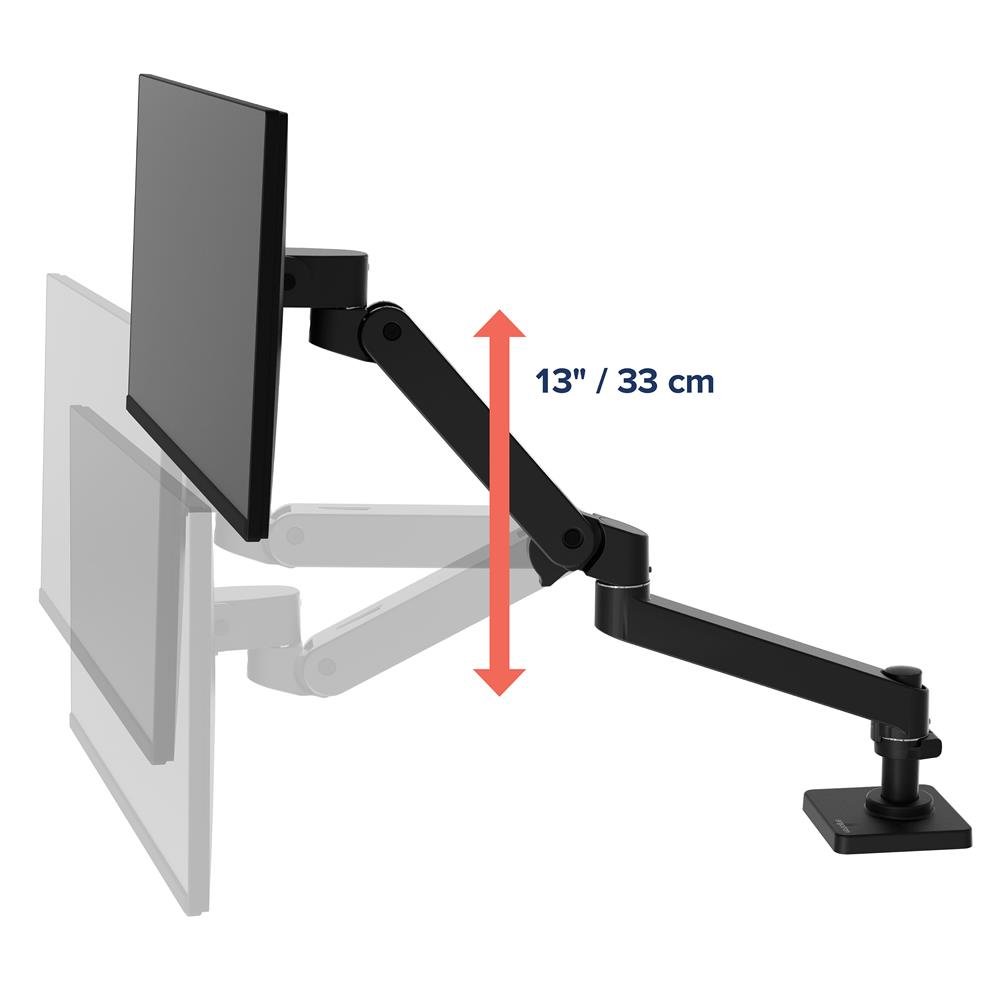 Ergotron 45-682-292 LX Pro Desk Mount Single Monitor Arm (black)