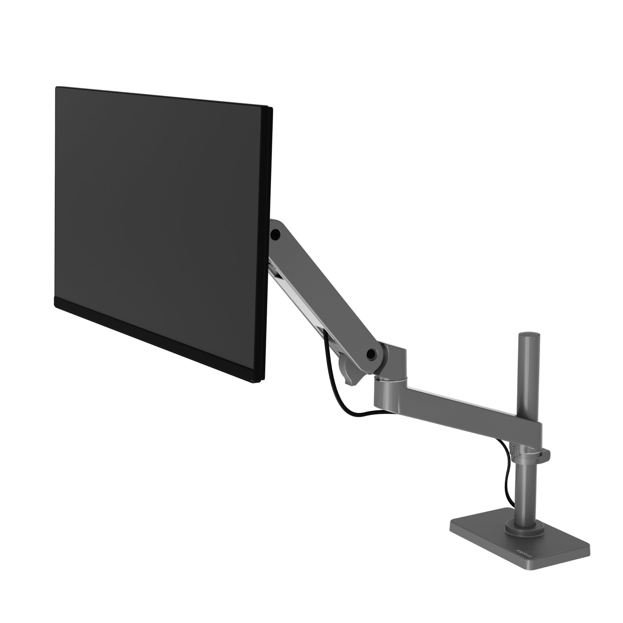 Ergotron 45-695-293 LX Pro Desk Mount Articulating Monitor Arm, Tall Pole (grey)
