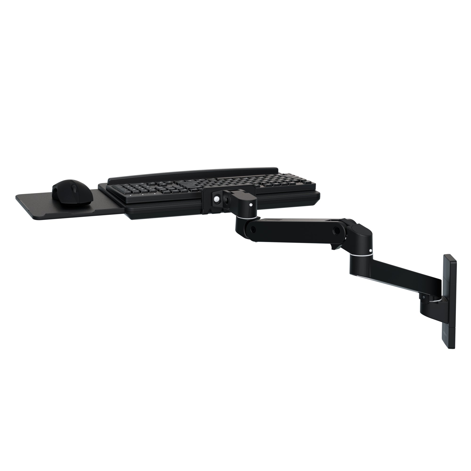 Ergotron 45-685-292 LX Pro Adjustable Wall Mount Keyboard Arm (black)