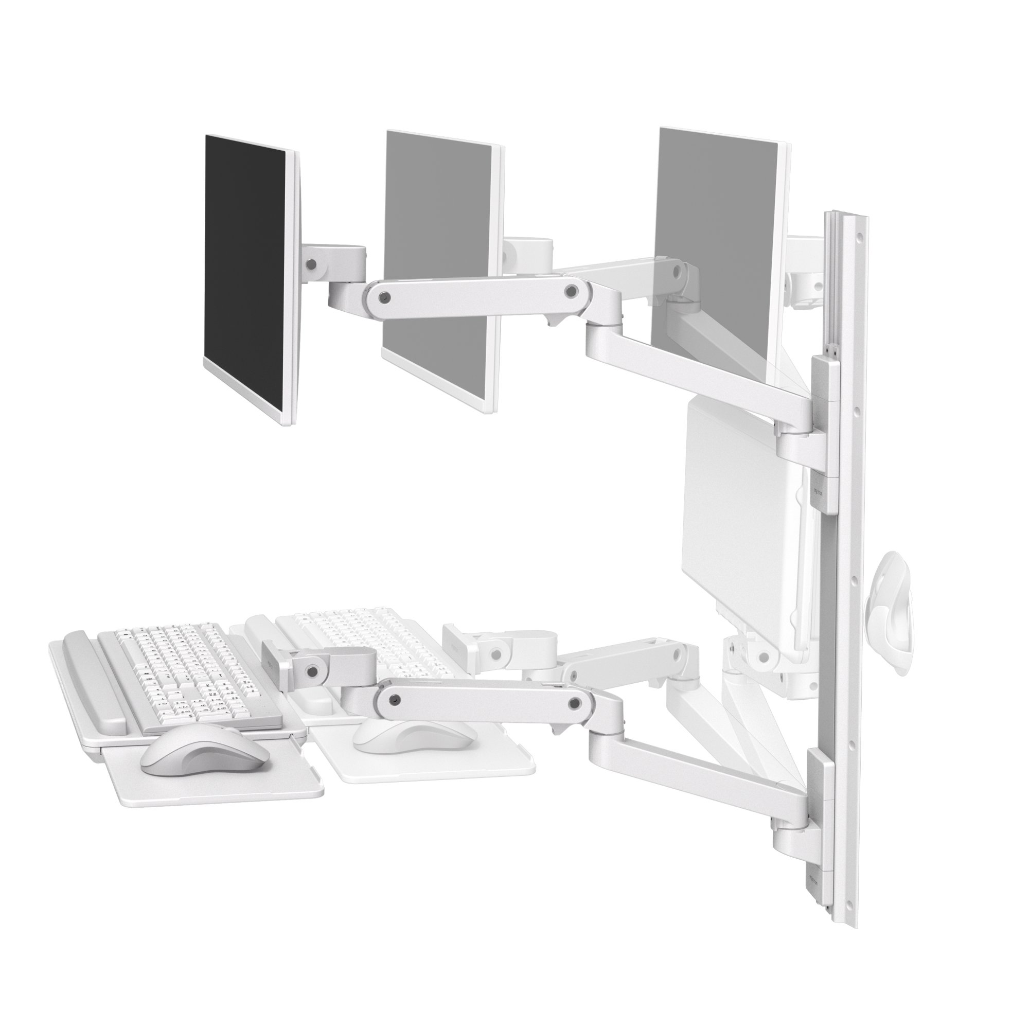 Ergotron 45-696-290 LX Pro Wall Mounted Computer Workstation (white)