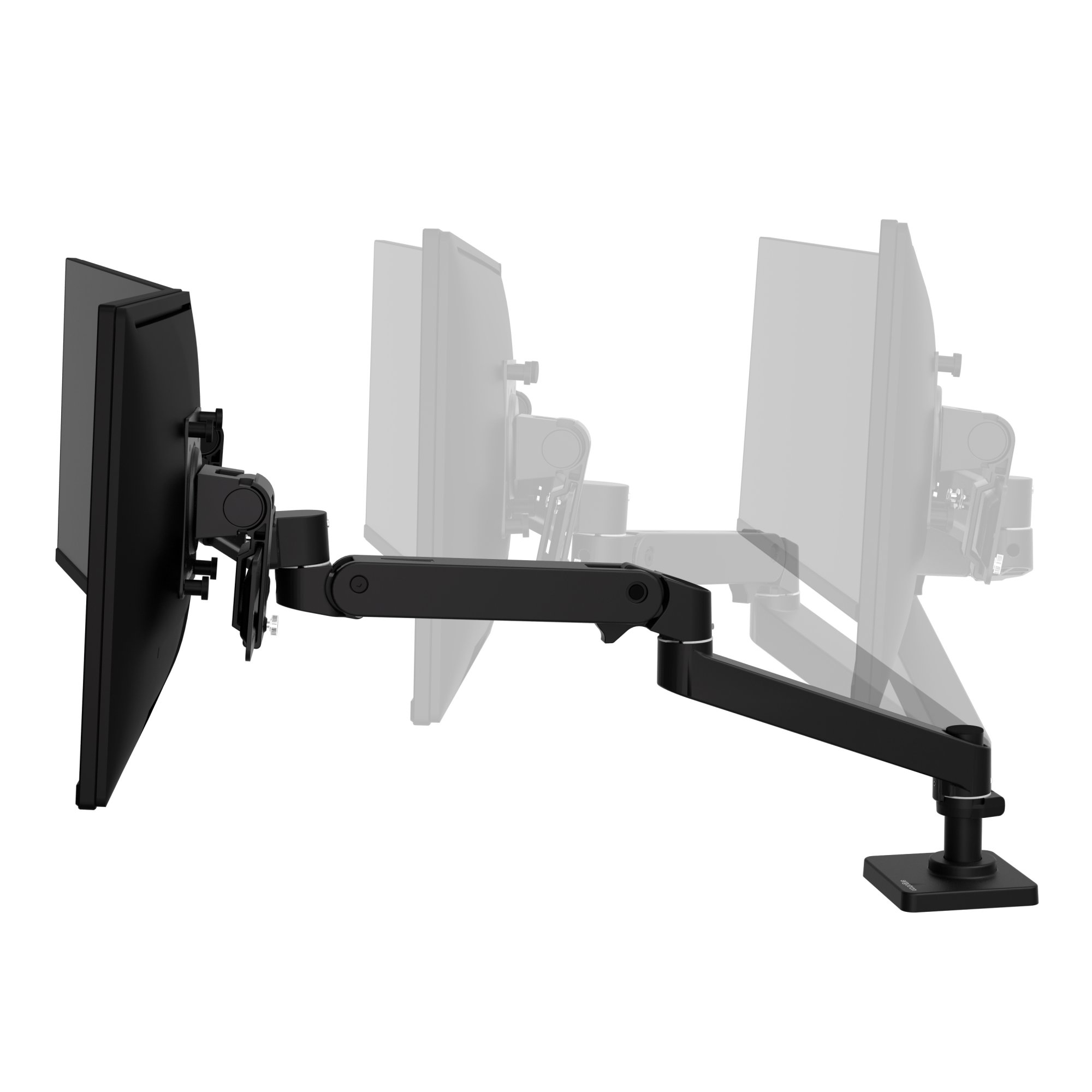 Ergotron 45-684-292 LX Pro Desk Mount Dual Monitor Direct Arm (black)