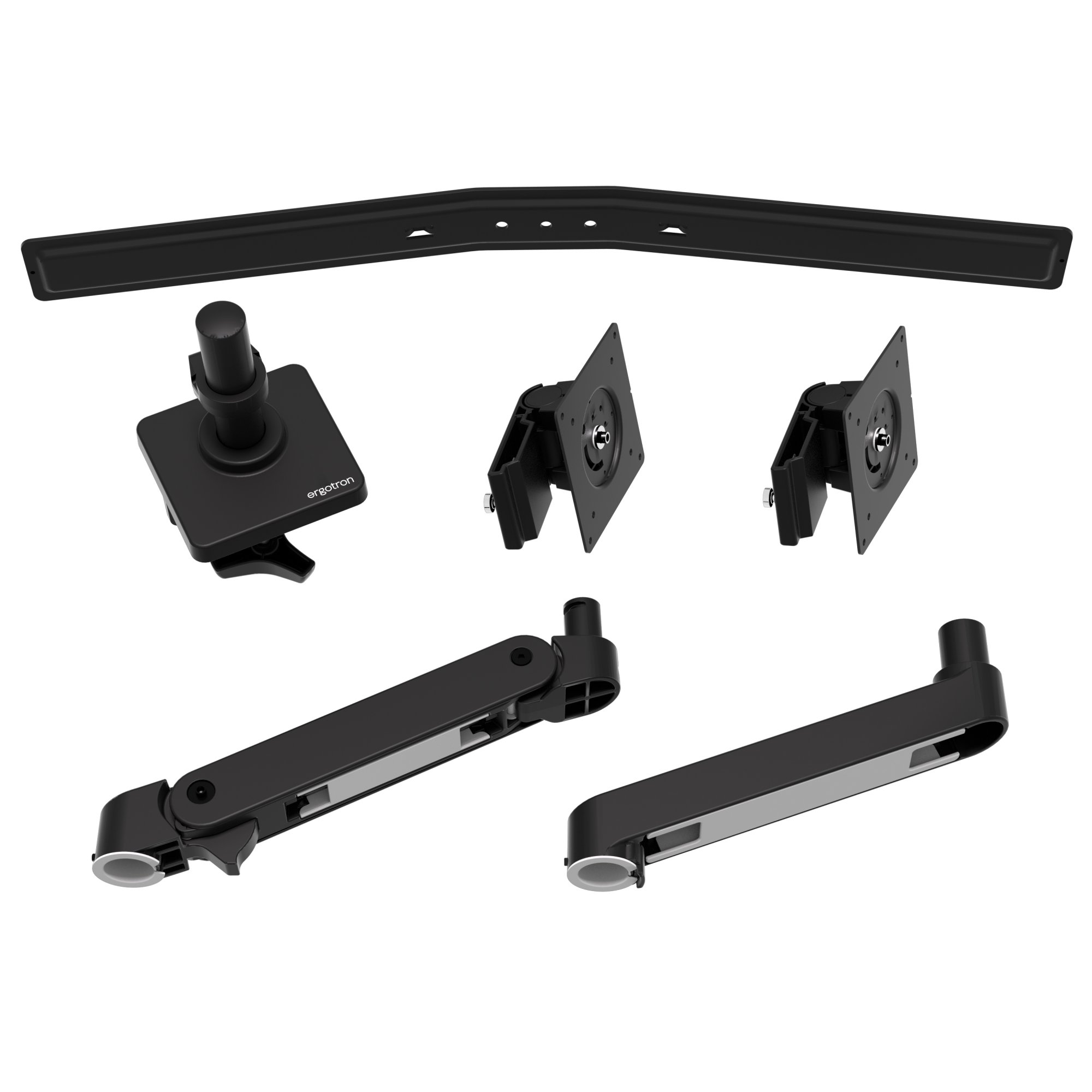 Ergotron 45-684-292 LX Pro Desk Mount Dual Monitor Direct Arm (black)