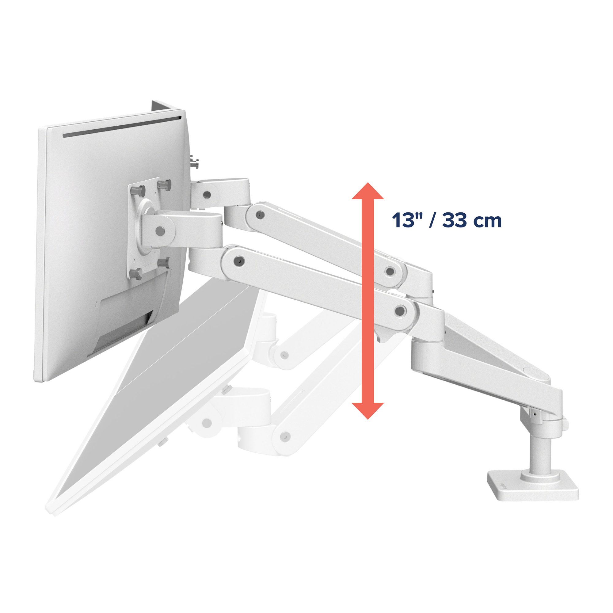 Ergotron 45-686-290 LX Pro Dual Monitor Side-by-Side Arm (white)