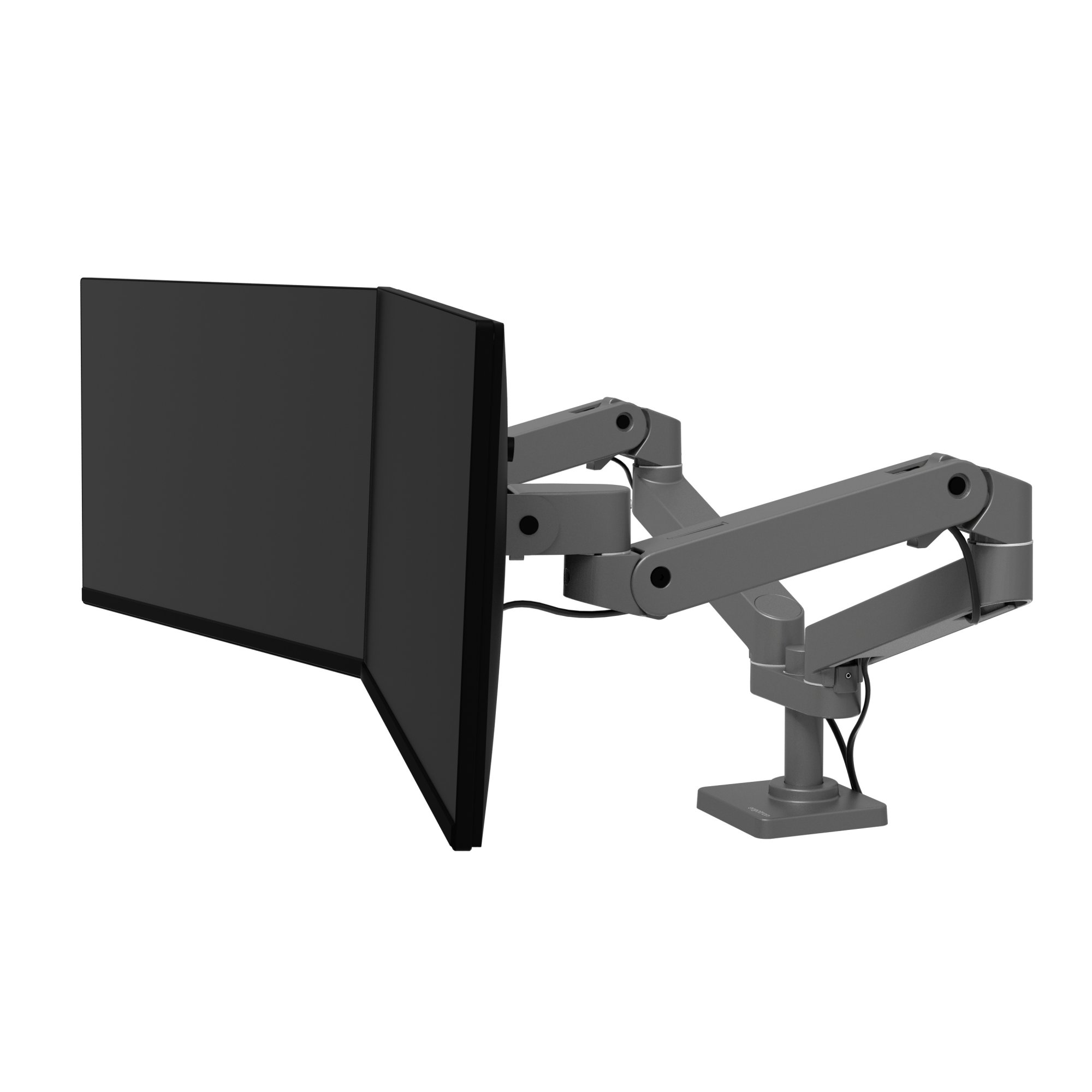 Ergotron 45-686-293 LX Pro Dual Monitor Side-by-Side Arm (dark grey)