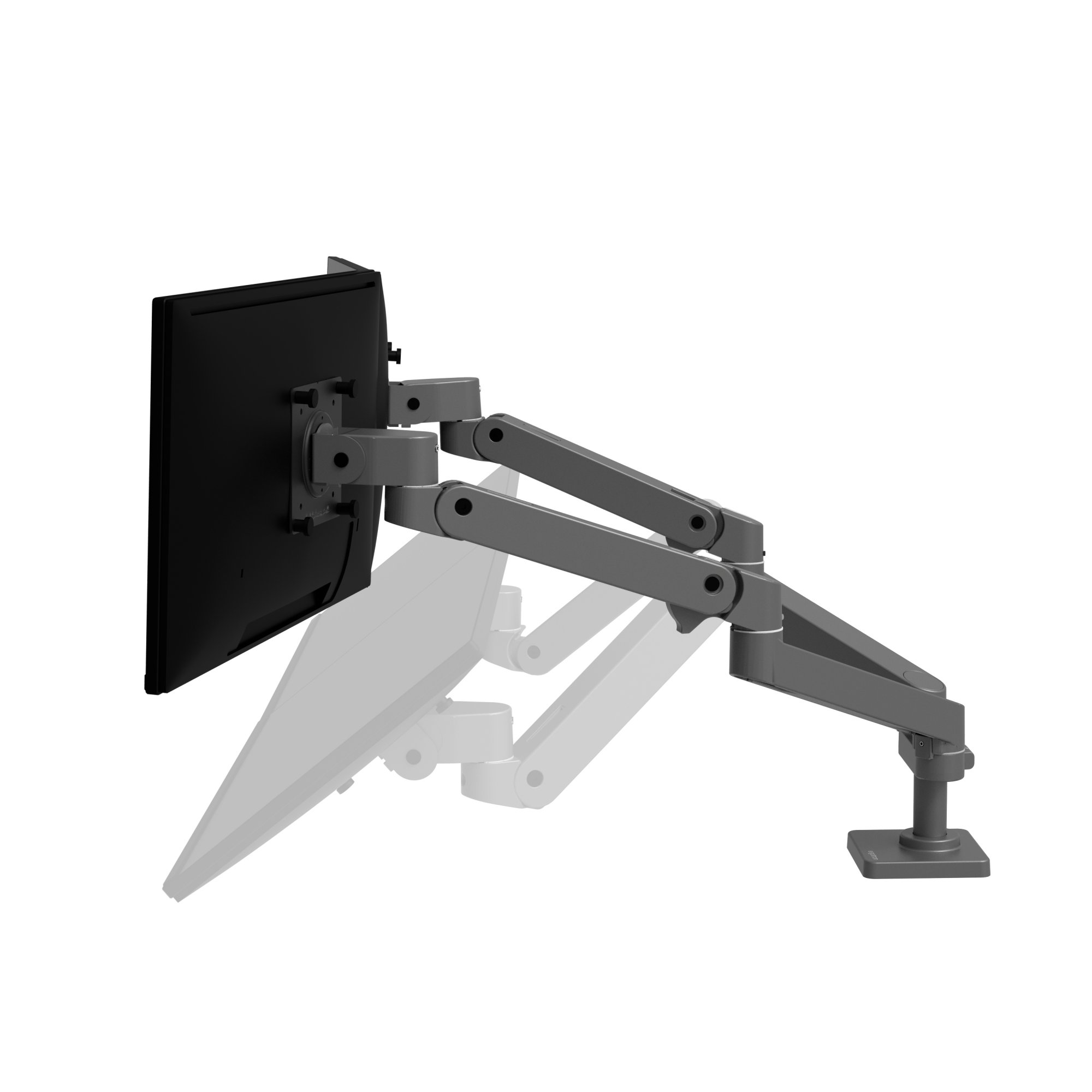 Ergotron 45-686-293 LX Pro Dual Monitor Side-by-Side Arm (dark grey)