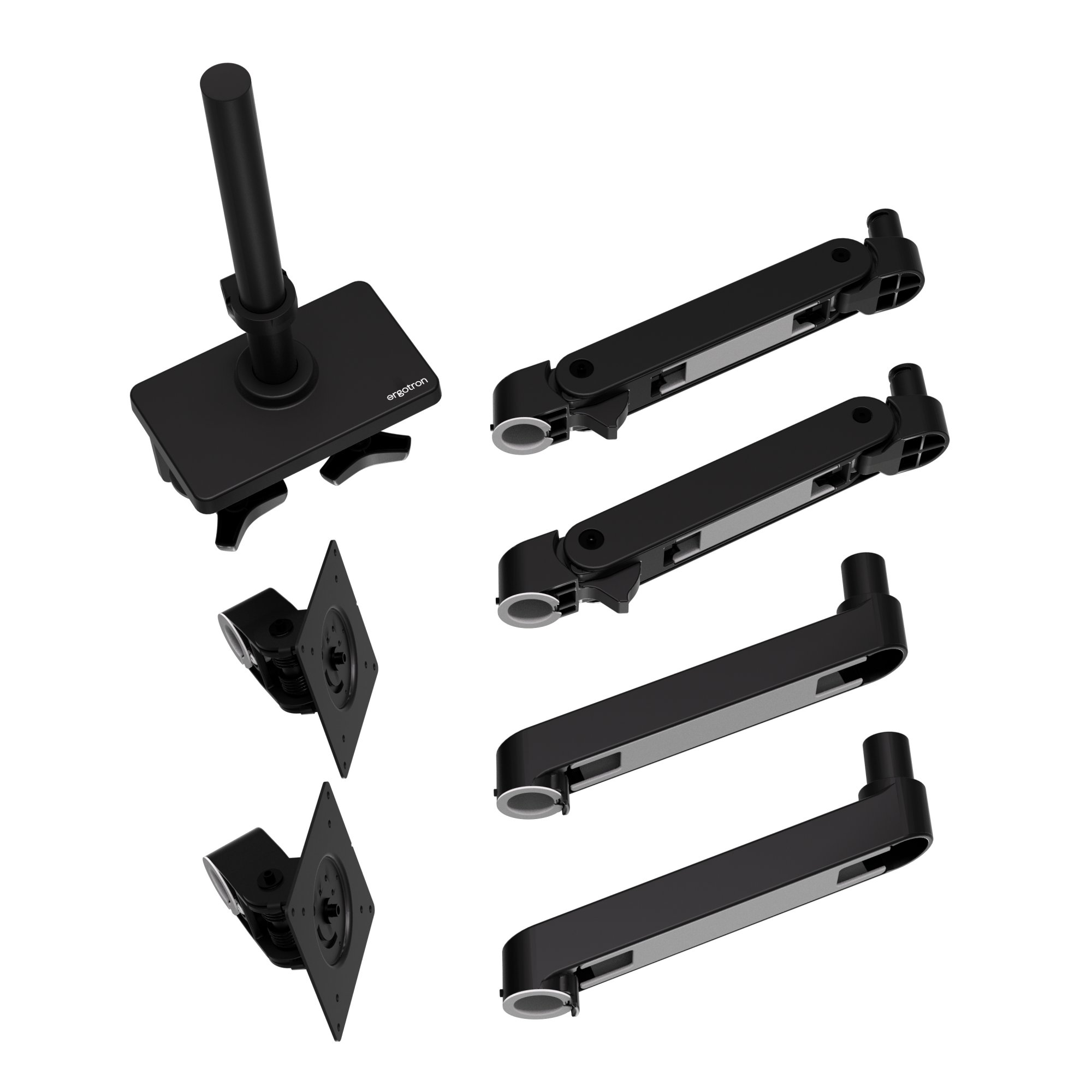 Ergotron 45-690-292 LX Pro Dual Monitor Desk Mount Stacking Arm (black)